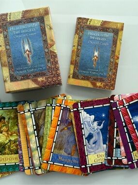 Rare out of print Healing With The Angels Oracle Cards by Doreen Virtue